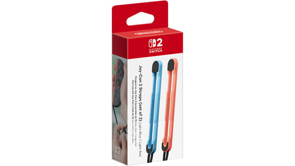 Nintendo Switch™ 2 Joy-Con™ 2 Straps (set of 2) Light Blue / Light Red
