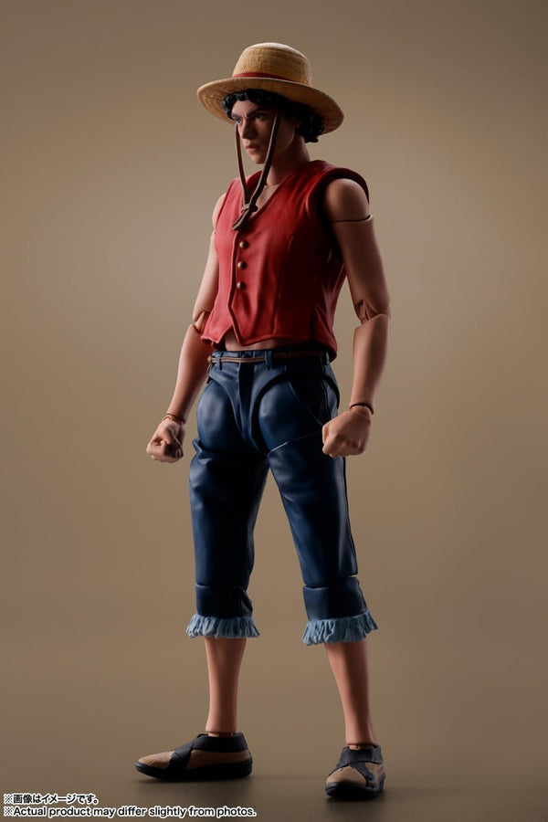 BANDAI SPIRITS S.H.Figuarts Monkey D.Luffy (A Netflix Series: One Piece) Action Figure (SHF Figuarts)