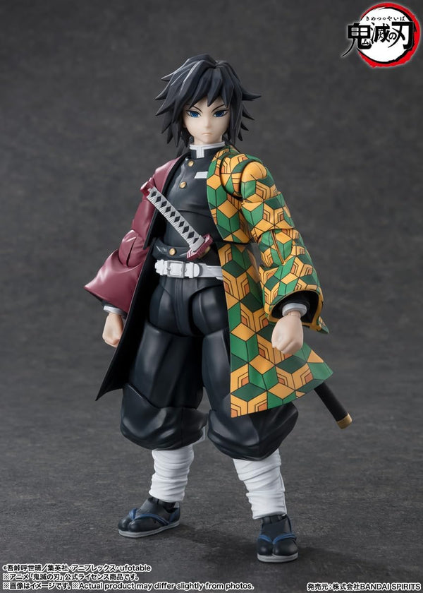 BANDAI S.H.Figuarts Giyu Tomioka "Demon Slayer: Kimetsu no Yaiba" Action Figure (SHF Figuarts)