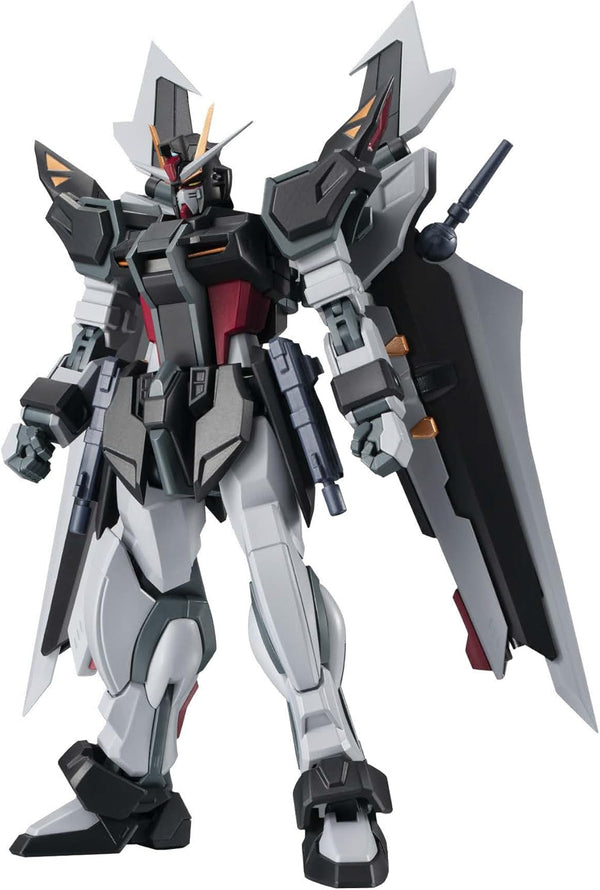 BANDAI Tamashii Robot Spirits GAT-X105E AQM/E-X09S Strike Noir Gundam Ver. A.N.I.M.E. "Gundam SEED Stargazer" Action Figure