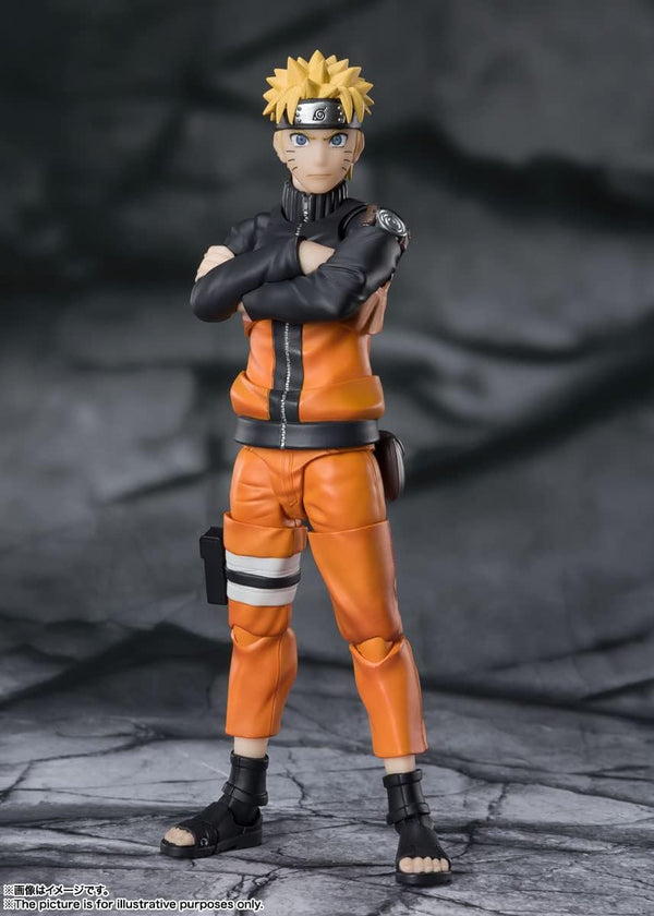 BANDAI SPIRITS S.H.Figuarts Naruto Uzumaki -The Jinchuuriki Entrusted with Hope- "Naruto -Shippuden" Action Figure (SHF Figuarts)