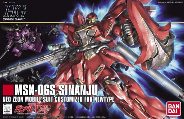 BANDAI HOBBY HGUC 1/144 #116 Sinanju 'Gundam UC ' Model Kit