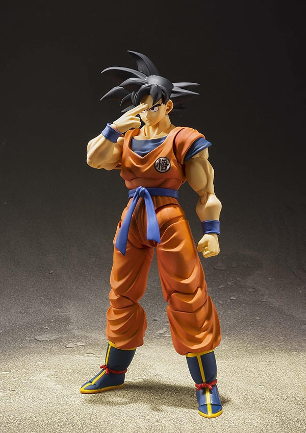 BANDAI SPIRITS S.H.Figuarts Son Goku -A Saiyan Raised On Earth "Dragon Ball Z" Action Figure (SHF Figuarts)
