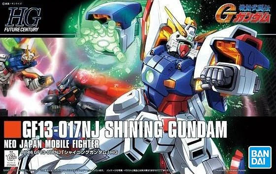 BANDAI HOBBY HGFC 1/144 #127 Shining Gundam " G Gundam " Model Kit
