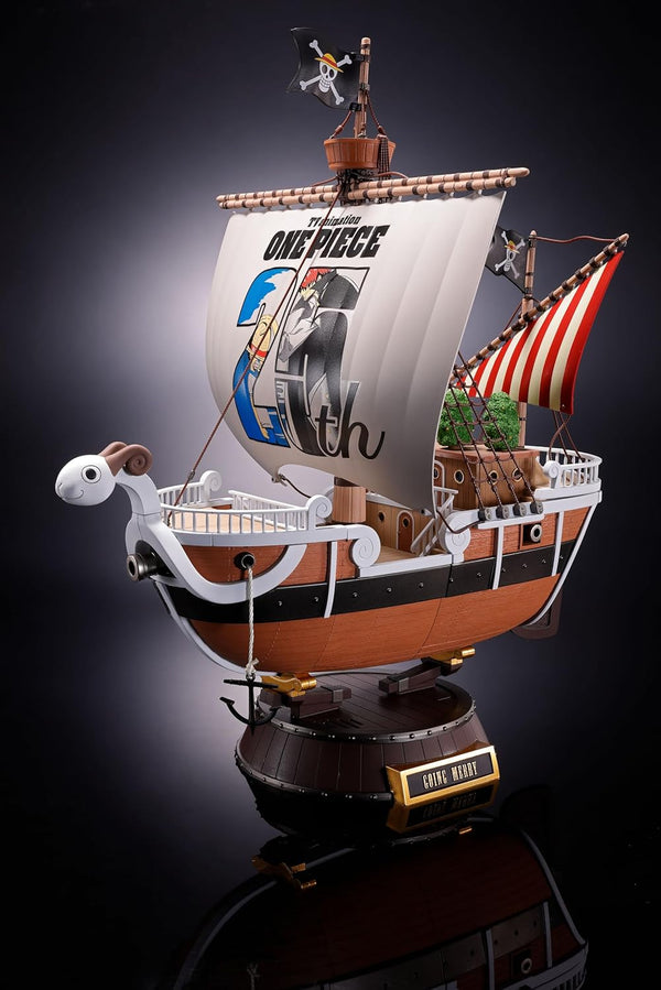 BANDAI Tamashii Soul of Chogokin Going Merry -One Piece Animation 25th Anniversary Memorial Edition- "One Piece" Ship Action Figure