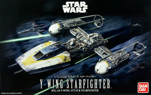 BANDAI HOBBY 1/72 Y-Wing Starfighter "STAR WARS" Model kit
