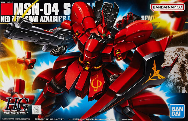 BANDAI HOBBY HGUC 1/144 #88 MSN-04 Sazabi "Char's Counterattack" Model Kit