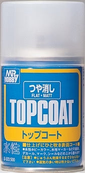Mr Hobby - Mr Top Coat Flat (Matt) - 86ml Spray Can (B503)