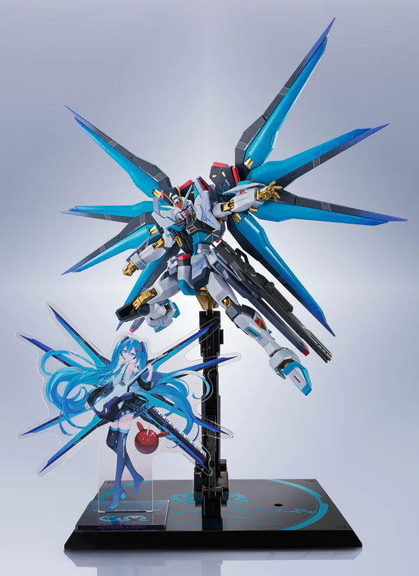 BANDAI TAMASHII NATIONS Metal Robot Spirits - [Side MS] Strike Freedom Gundam Type II [Hatsune Miku Ver.] - Gundam 45th Anniversary X Hatsune Miku