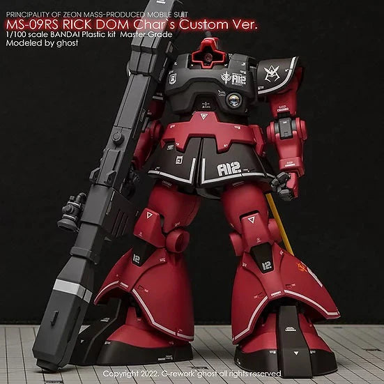 BANDAI HOBBY MG 1/100 MS-09 Dom (Ver 1.5) 'Mobile Suit Gundam' Model kit