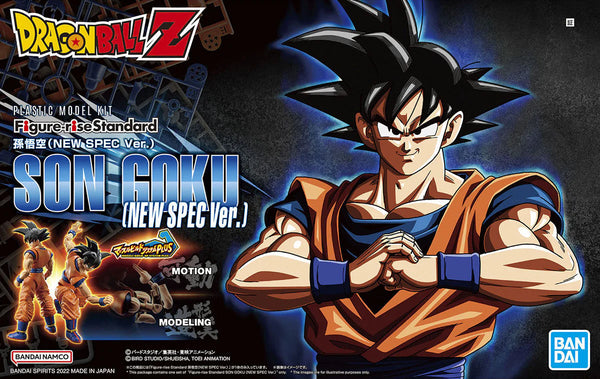 BANDAI HOBBY Figure-Rise Standard Son Goku New Spec Ver. "Dragon Ball Z" | Simple Assembly Kit | No Paint | Fit & Snap By Hand!