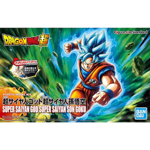 BANDAI HOBBY ENTRY GRADE SUPER SAIYAN GOD SUPER SAIYAN SON GOKU "Dragon ball" | Simple Assembly Kit | No Tools | No Paint | Fit & Snap By Hand!