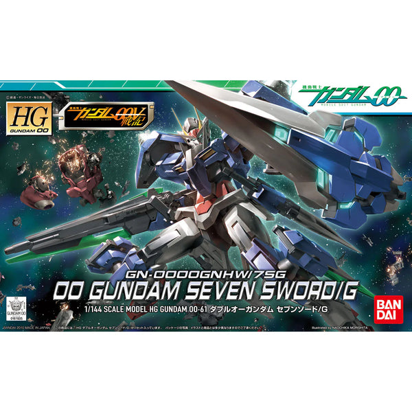 BANDAI HOBBY HG 1/144 #61 00 Gundam Seven Sword G "Gundam 00" Model Kit