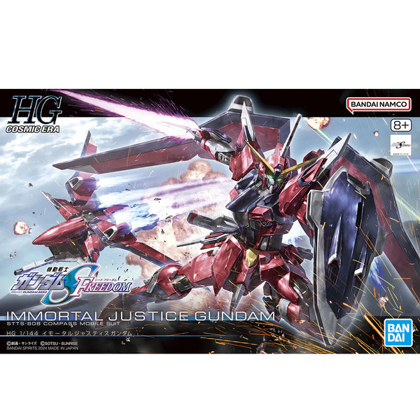 BANDAI HGCE #244 1/144 Immortal Justice Gundam "Gundam SEED Freedom" Model kit