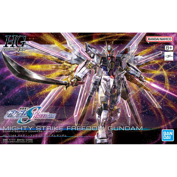 BANDAI HGCE #250 1/144 Mighty Strike Freedom Gundam, "Gundam SEED Freedom" Model kit