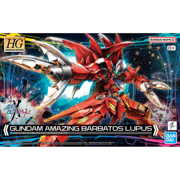 BANDAI HOBBY HG 1/144 Gundam Amazing Barbatos Lupus "Gundam Build Metaverse" Model Kit
