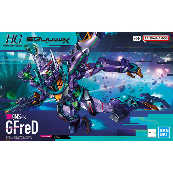 BANDAI Hobby HG 1/144 Mobile GFreD "Mobile Suit Gundam GQuuuuuuX" Model Kit