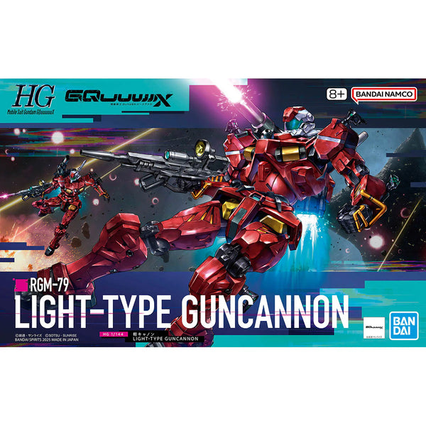 BANDAI Hobby HG 1/144 Light-Type Guncannon "Mobile Suit Gundam GQuuuuuuX" Model Kit