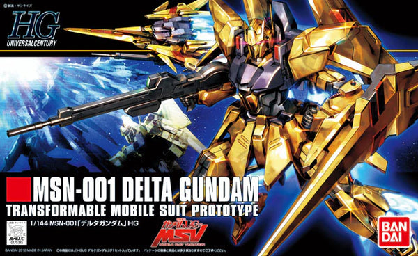 BANDAI HOBBY HGUC 1/144 #136 Delta Gundam Model Kit