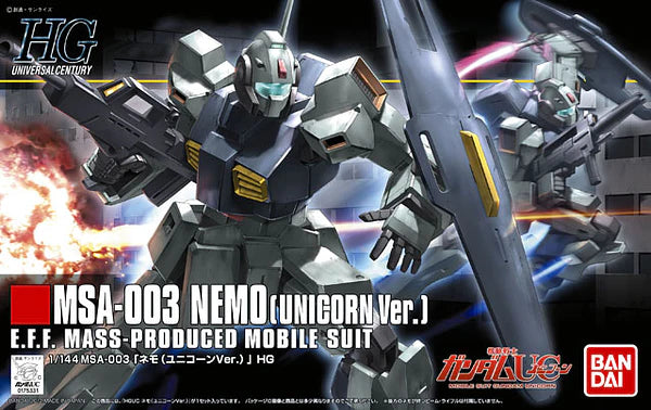 BANDAI HOBBY HGUC 1/144 #140 Nemo (Unicorn Ver)