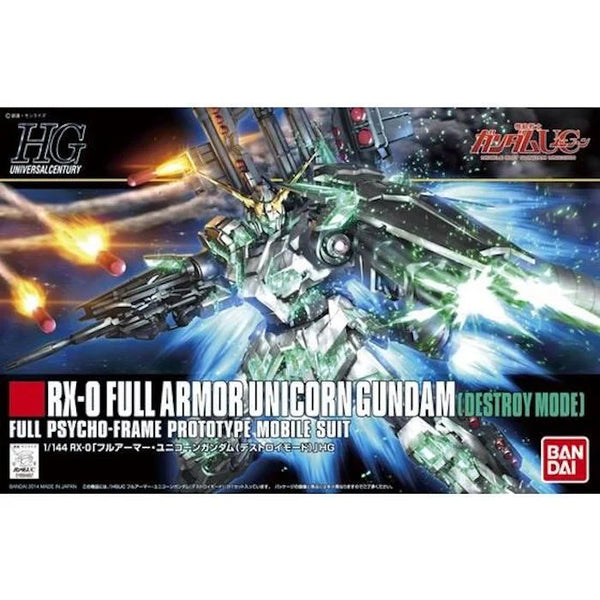BANDAI HOBBY HGUC 1/144 #178 Full Armor Unicorn Gundam (Destroy Mode) 'Gundam UC' Model kit