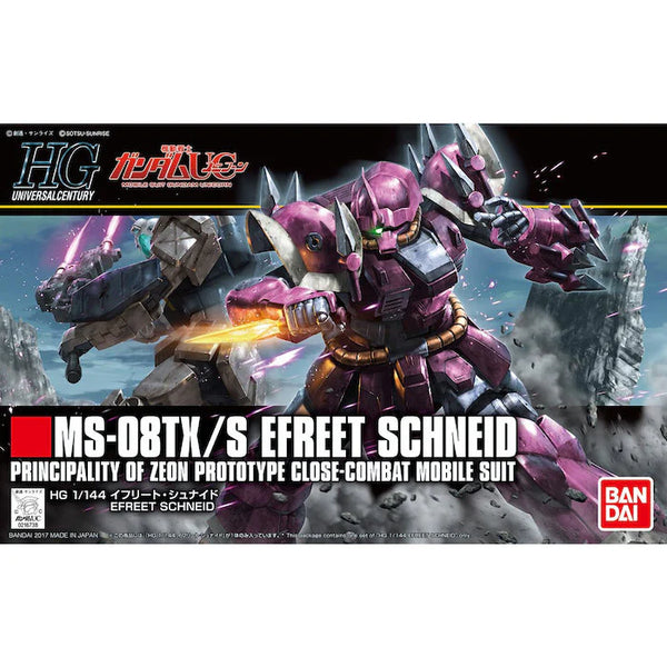 BANDAI HOBBY HGUC 1/144 #206 Efreet Schneid " Gundam UC " Model Kit