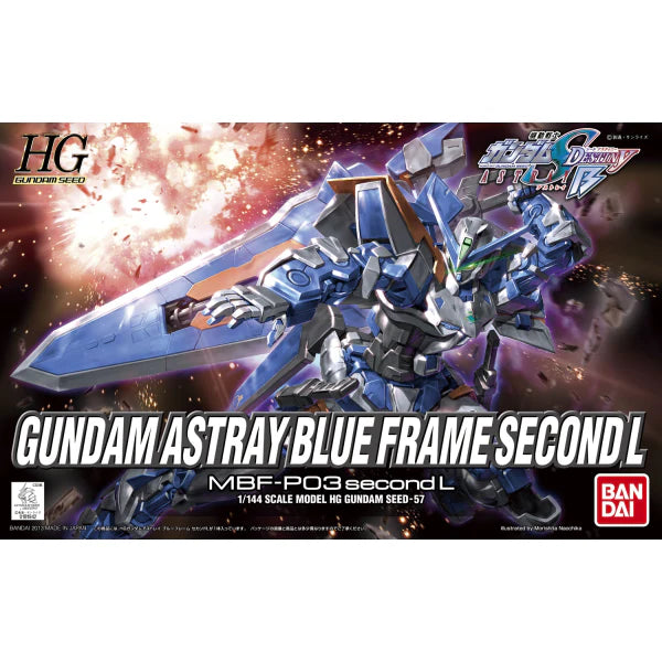 BANDAI HOBBY HG 1/144 Gundam Astray Blue Frame Second L
