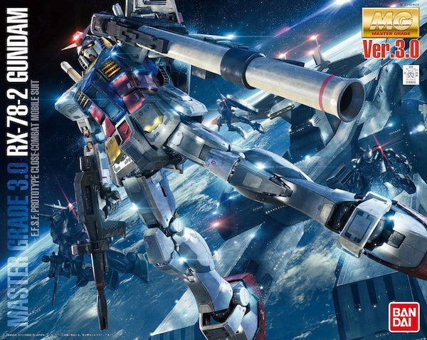 BANDAI Hobby MG 1/100 RX-78-2 Gundam (Ver. 3.0) 'Mobile Suit Gundam' Model kit