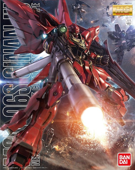 BANDAI HOBBY MG 1/100 Sinanju (Anime Color Ver) "Gundam UC" Model kit