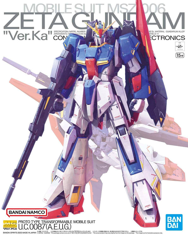 BANDAI HOBBY MG 1/100 ZETA GUNDAM Ver.Ka 'Gundam Z' Model kit