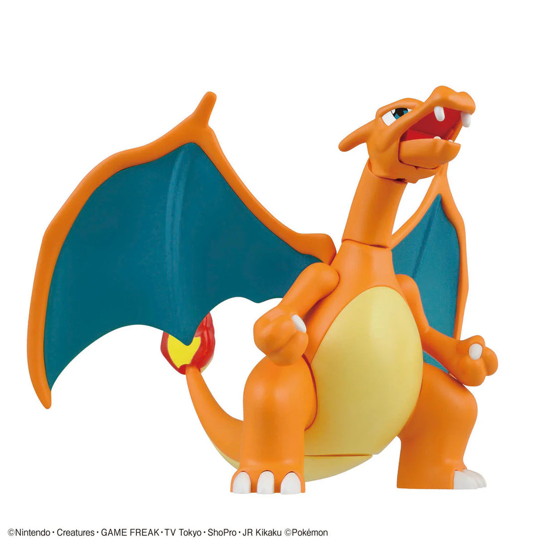 Charizard Model Kit BANDAI HOBBY Charizard & Dragonite Pokemon Model Kit #043 | Simple Ass ...