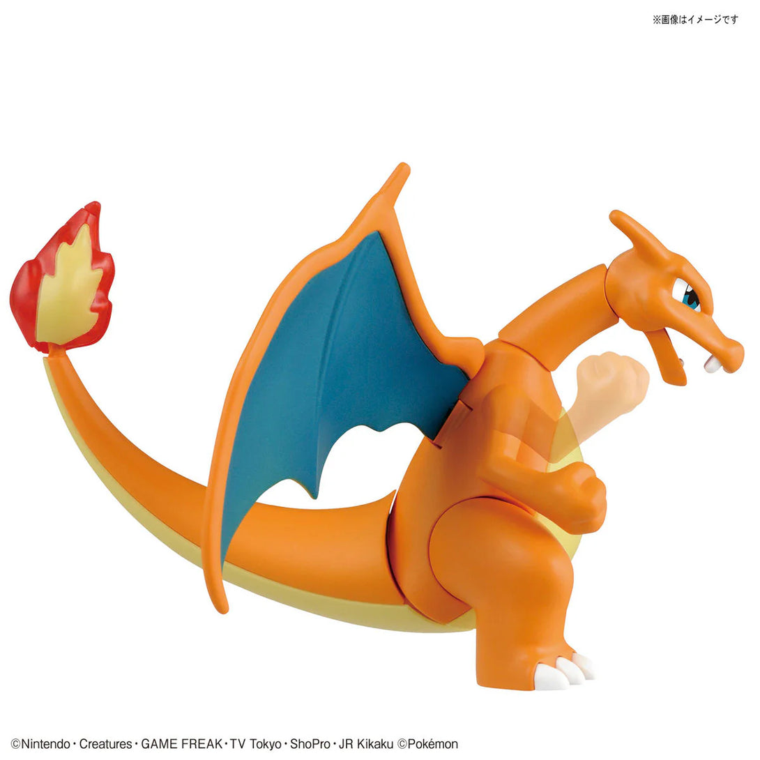 Charizard Model Kit BANDAI HOBBY Charizard & Dragonite Pokemon Model Kit #043 | Simple Ass ...