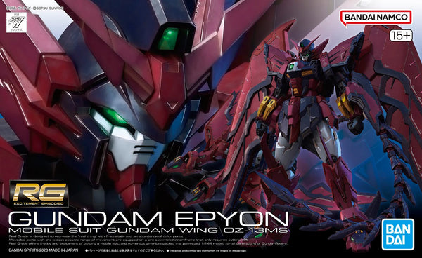 BANDAI Spirits Hobby RG 1/144 #38 Gundam Epyon 'Mobile Suit Gundam Wing' Model Kit