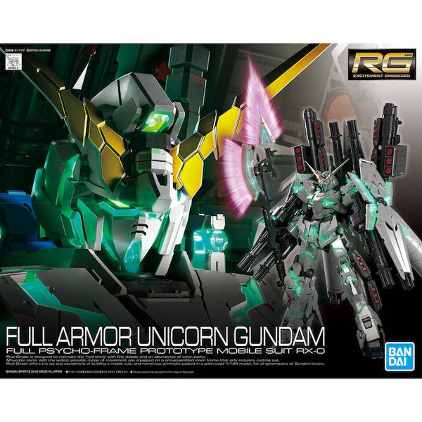 BANDAI HOBBY RG 1/144 Full Armor Unicorn Gundam Model Kit