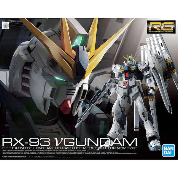 BANDAI SPIRITS HOBBY RG 1/144 #32 RX-93 Nu Gundam "Char's Counterattack" Model Kit