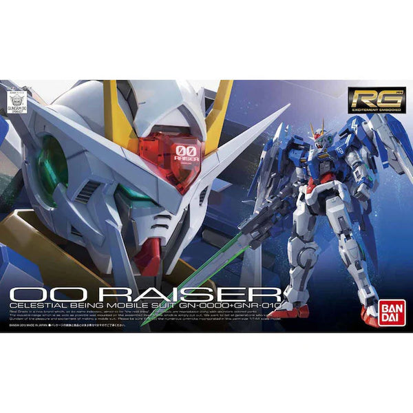 BANDAI HOBBY RG 1/144 #18 GN-0000+GNR-010 00 Raiser 'Mobile Suit Gundam 00' Model Kit