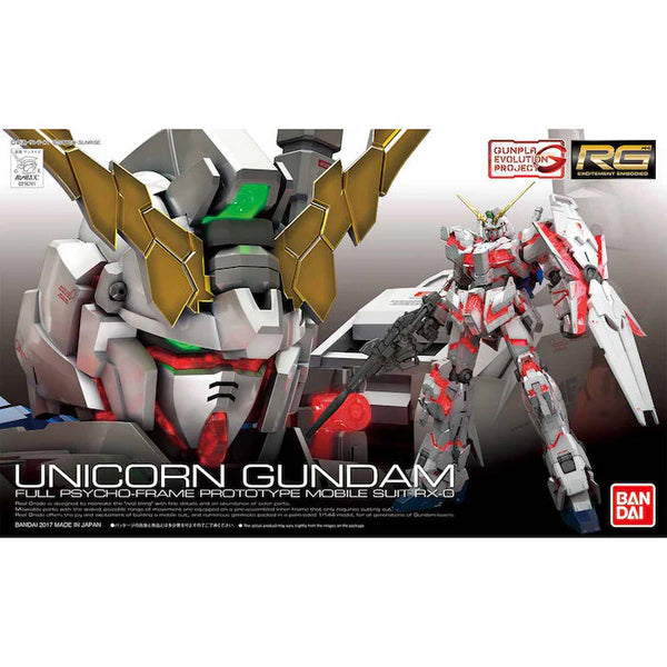 BANDAI SPIRITS HOBBY RG 1/144 #25 Unicorn Gundam "Gundam UC" Model Kit