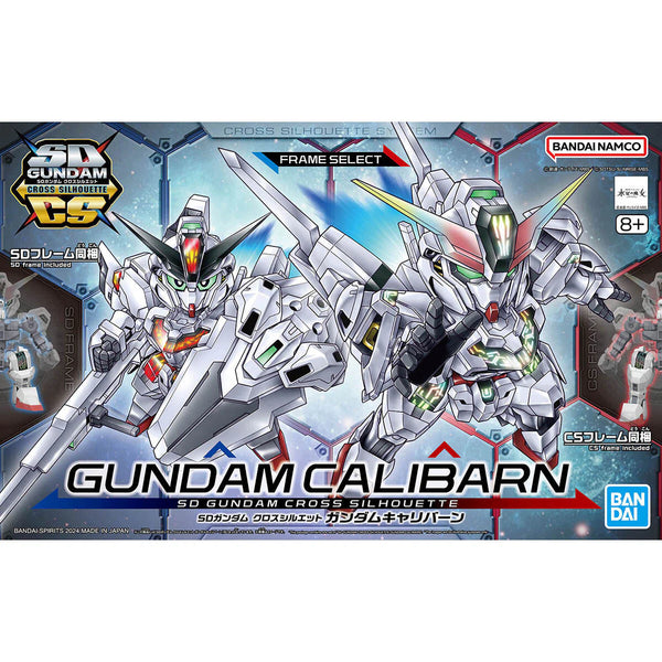 BANDAI SD Gundam Cross Silhouette Gundam Calibarn "Gundam The Witch from Mercury" | Simple Assembly Kit | No Paint | Fit & Snap By Hand!