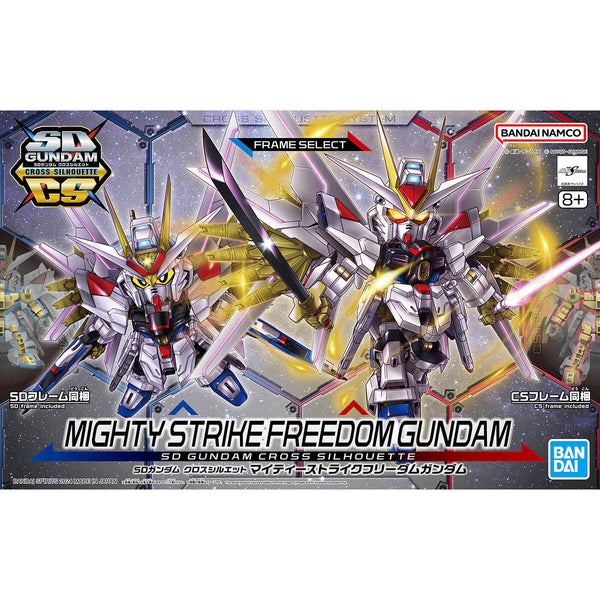 BANDAI SD Gundam Cross Silhouette Mighty Strike Freedom Gundam "Gundam SEED Freedom" Model kit