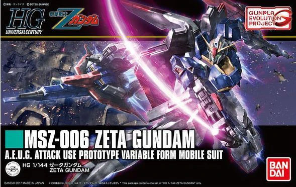BANDAI HOBBY HGUC 1/144 #203 Zeta Gundam "Z Gundam " Model Kit