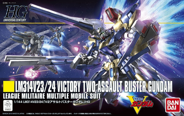 BANDAI HOBBY HGUC 1/144 #189 V2 Assault Buster Gundam "Victory Gundam" Model Kit