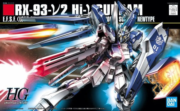 BANDAI HOBBY HGUC 1/144 #95  RX-93-V2 Hi-Nu Gundam "Char's Counterattack" Model Kit