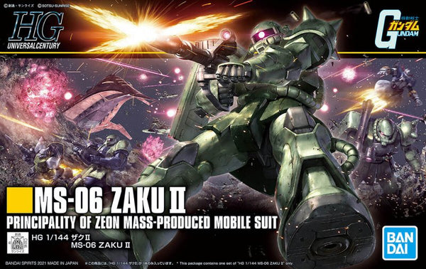BANDAI HOBBY HG 1/144 MS-06 ZAKU II