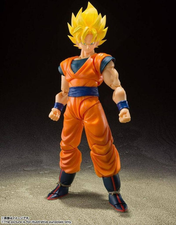 BANDAI SPIRITS S.H.Figuarts Super Saiyan Full Power Son Goku "Dragon Ball Z" Action Figure (SHF Figuarts)