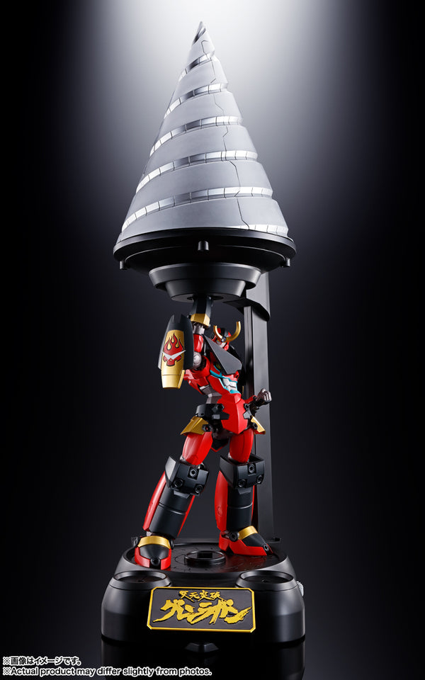 BANDAI Soul of Chogokin GX-107 Gurren Lagann & Giga Drill Set "Tengen Toppa Gurren Lagann" Action Figure