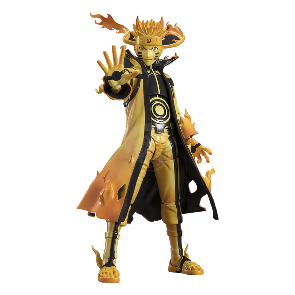 BANDAI Tamashii S.H.Figuarts NARUTO UZUMAKI [Kurama Link Mode] -Courageous Strength That Binds- "Naruto -Shippuuden", Action Figure (P-BANDAI Exclusive)