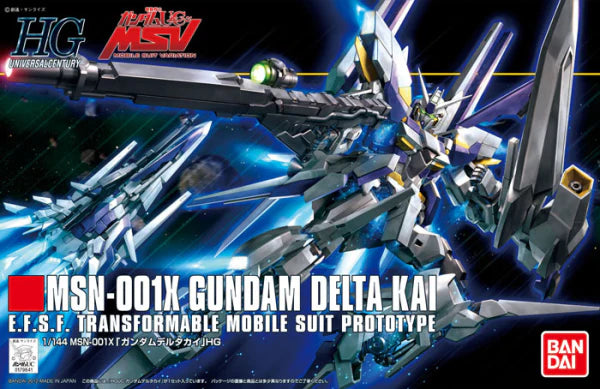 BANDAI HOBBY HGUC 1/144 #148 Gundam Delta Kai ' Gundam UC ' Model Kit