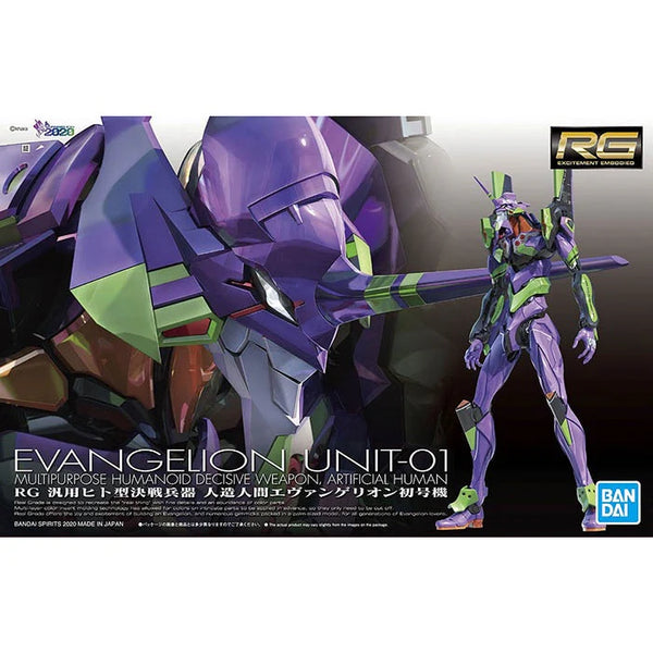 BANDAI SPIRITS RG Evangelion Unit 01 EVA 01 'Evangelion' Model Kit