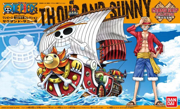 BANDAI One Piece Grand Ship Collection #01 Thousand Sunny Model Ship Model kit