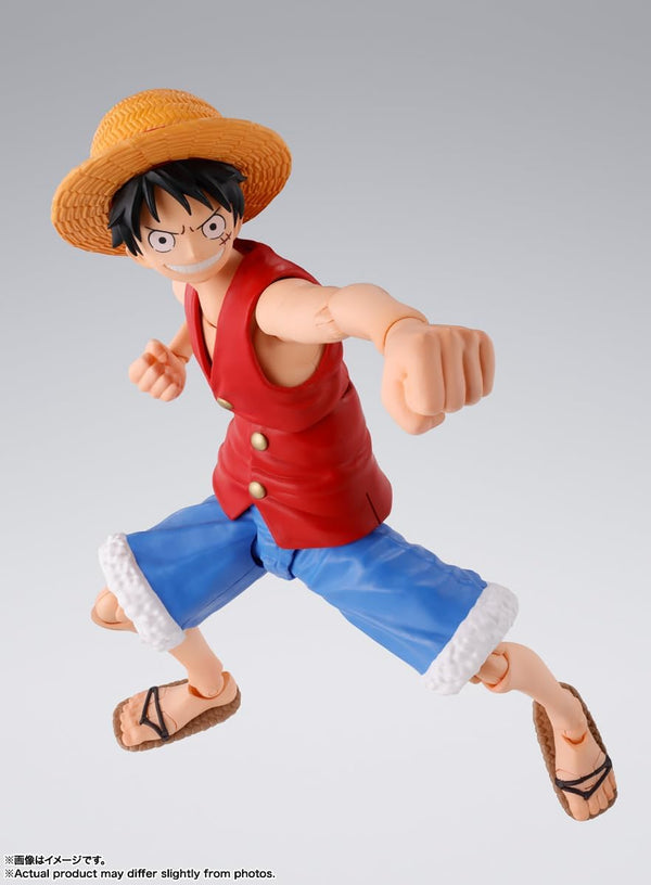BANDAI SPIRITS S.H.Figuarts Monkey.D.Luffy -Romance Dawn- "One Piece" Action Figure (SHF Figuarts)